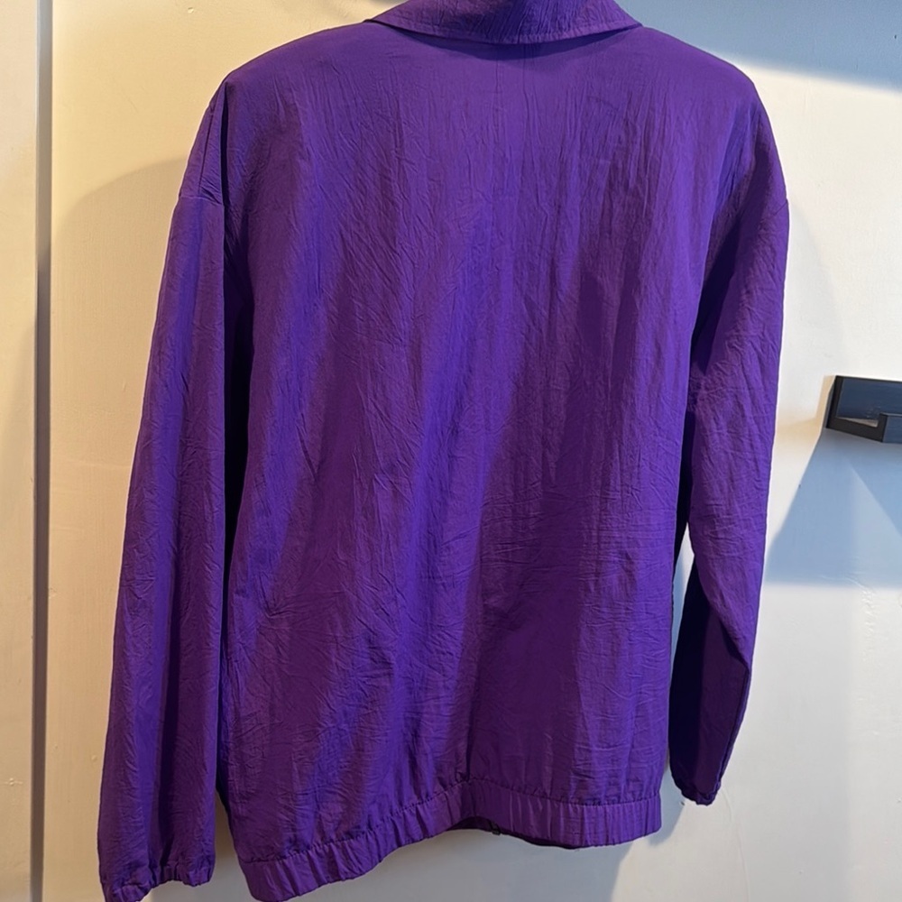 Teddi Purple Bomber Jacket with Fringe Details - Picture 5 of 5